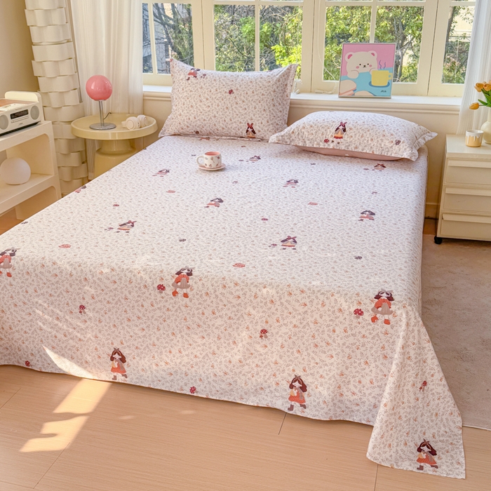 91家纺网 家纺一手货源 找家纺 （总）禧安居 2025新款高支高密活性印染全棉印花床单单床单（支持定制尺寸）（支持定制尺寸）