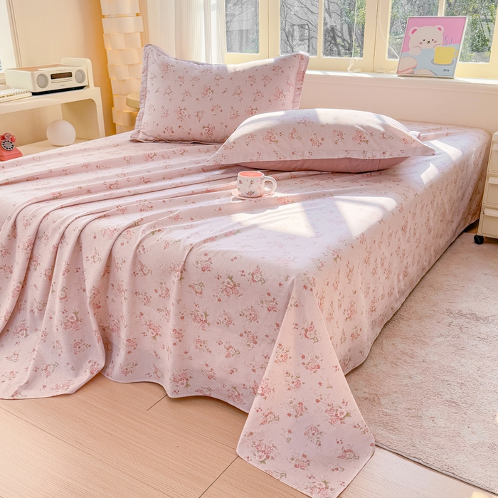 91家纺网 家纺一手货源 找家纺 禧安居 2025新款高支高密活性印染全棉印花床单单床单（支持定制尺寸）苏糖