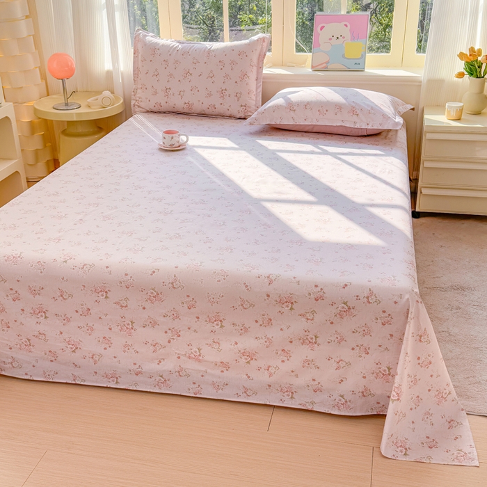 91家纺网 家纺一手货源 找家纺 禧安居 2025新款高支高密活性印染全棉印花床单单床单（支持定制尺寸）苏糖