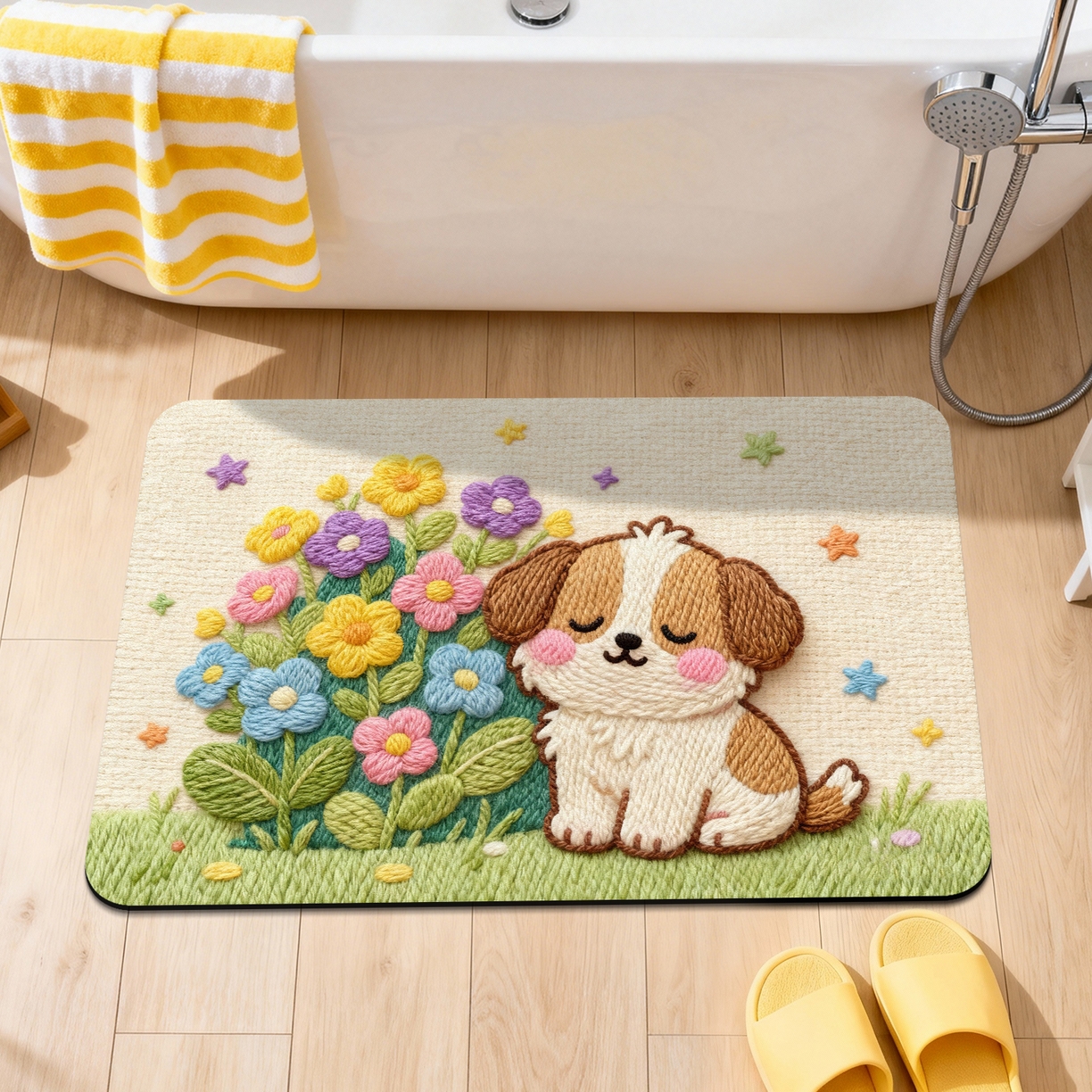 91家纺网 家纺一手货源 找家纺 （总）卡初家居（原微来） 2025新款吸水吸油防滑硅藻泥地垫垫子-卡通系列