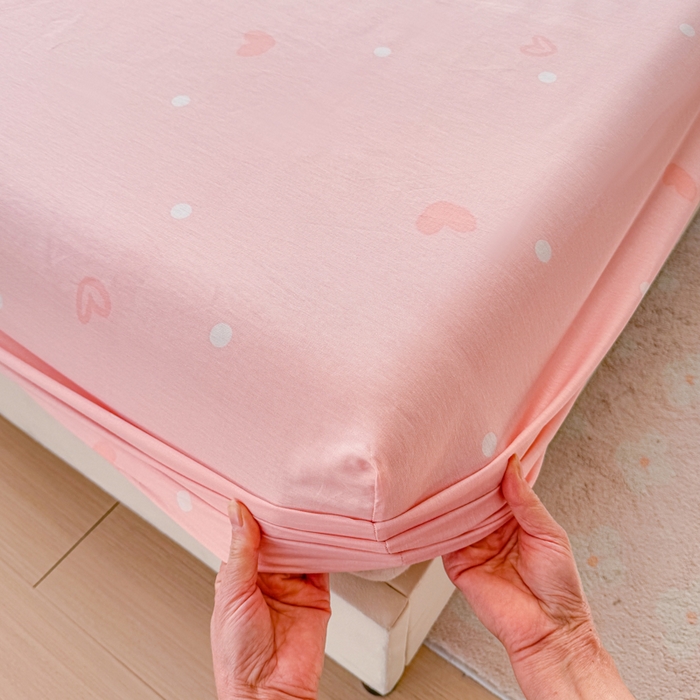 91家纺网 家纺一手货源 找家纺 禧安居 2025新款高支高密活性印染全棉床笠印花床笠单床笠（支持定制尺寸）凯蒂乐园