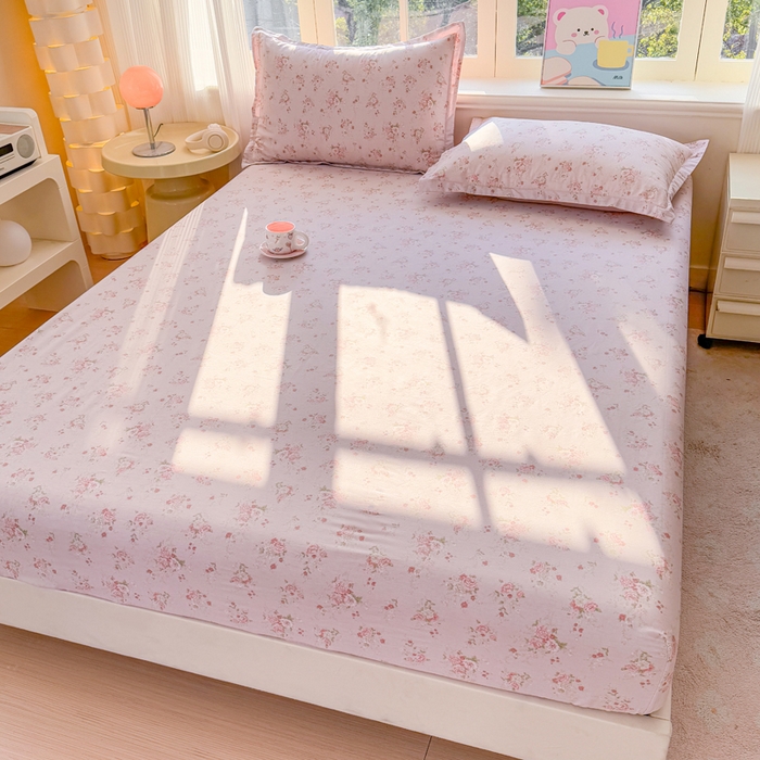 91家纺网 家纺一手货源 找家纺 禧安居 2025新款高支高密活性印染全棉床笠印花床笠单床笠（支持定制尺寸）苏糖