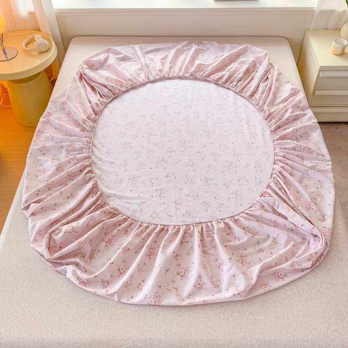 91家纺网 家纺一手货源 找家纺 禧安居 2025新款高支高密活性印染全棉床笠印花床笠单床笠（支持定制尺寸）苏糖