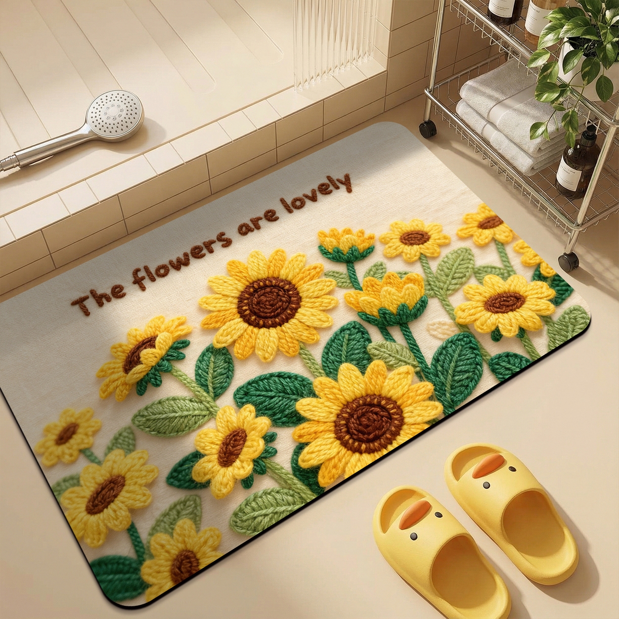 卡初家居（原微来） 2025新款吸水吸油防滑硅藻泥地垫垫子-卡通系列 G-1758