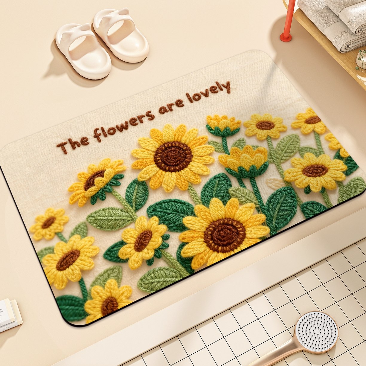 91家纺网 家纺一手货源 找家纺 卡初家居（原微来） 2025新款吸水吸油防滑硅藻泥地垫垫子-卡通系列 G-1758