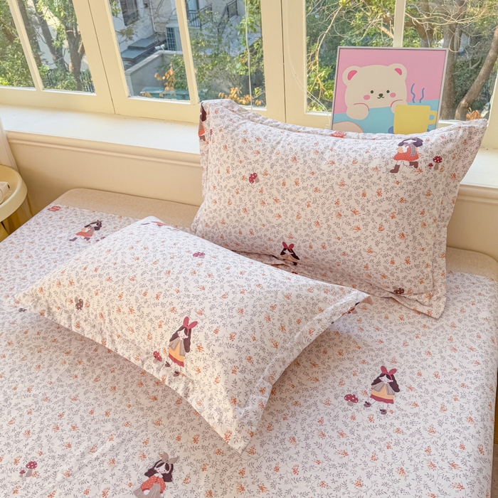 91家纺网 家纺一手货源 找家纺 （总）禧安居 2025新款高支高密活性印染全棉枕套单枕套