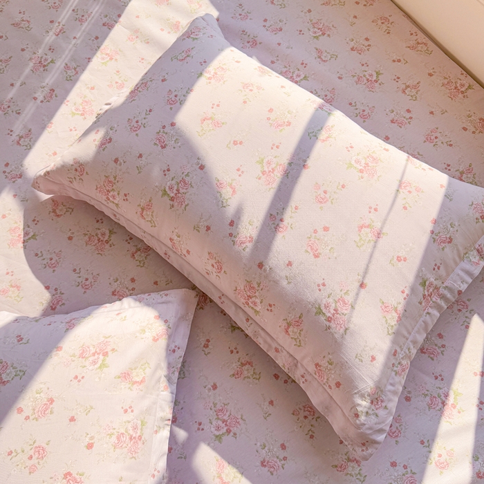 91家纺网 家纺一手货源 找家纺 禧安居 2025新款高支高密活性印染全棉枕套单枕套 苏糖