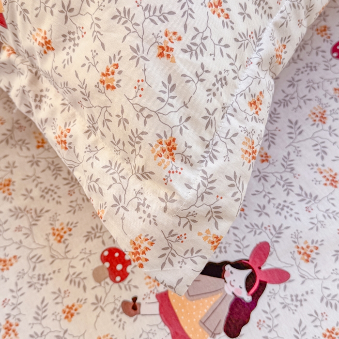 91家纺网 家纺一手货源 找家纺 禧安居 2025新款高支高密活性印染全棉枕套单枕套 原宿女孩