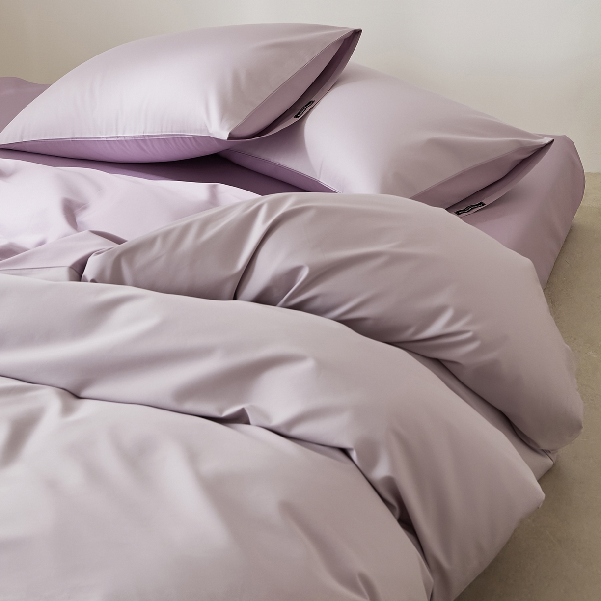 EH家居 2026新款长绒棉纯棉云栖安缦之境四件套 安缦-蔓越莓紫