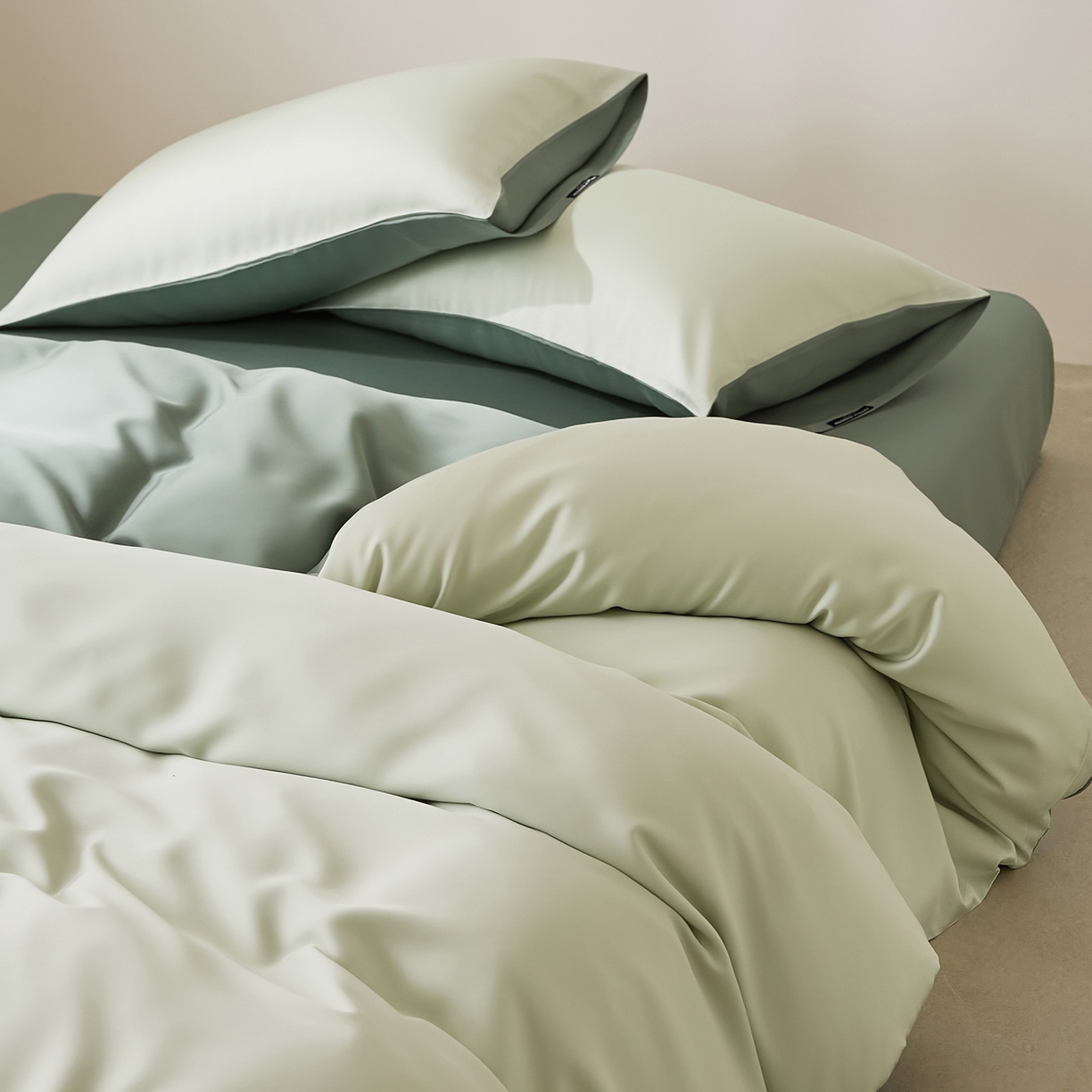 EH家居 2026新款长绒棉纯棉云栖安缦之境四件套 安缦-烟雨江南