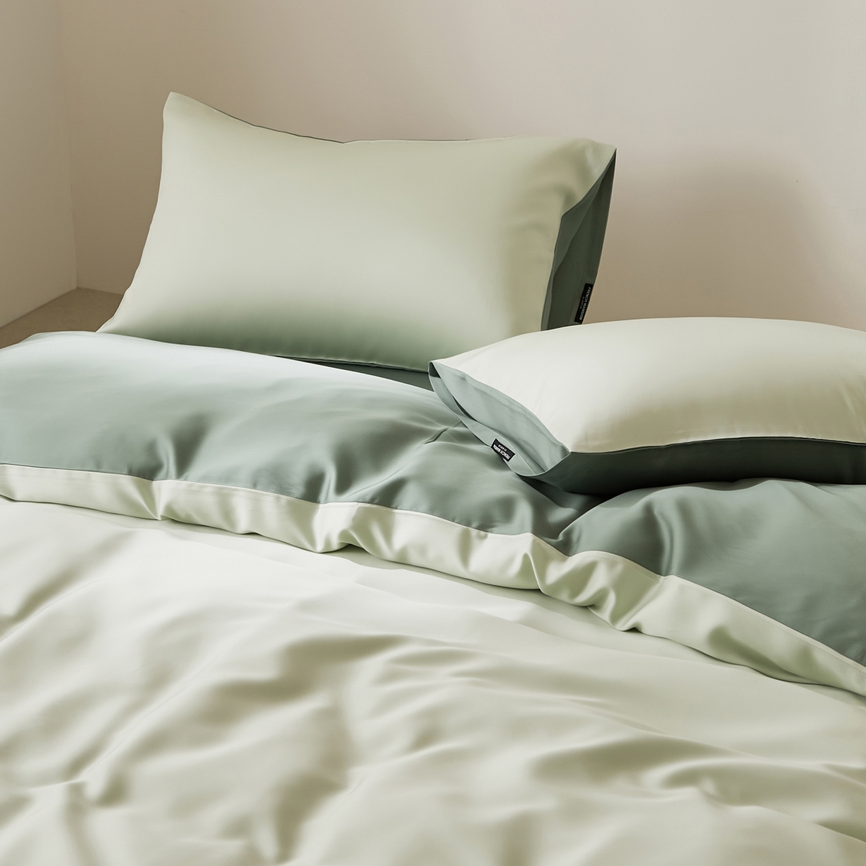 91家纺网 家纺一手货源 找家纺 EH家居 2026新款长绒棉纯棉云栖安缦之境四件套 安缦-烟雨江南