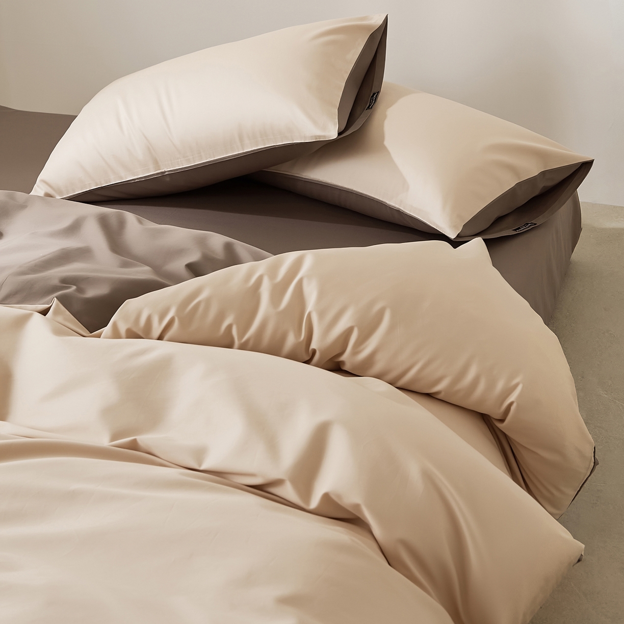 EH家居 2026新款长绒棉纯棉云栖安缦之境四件套 安缦-梦幻香槟色