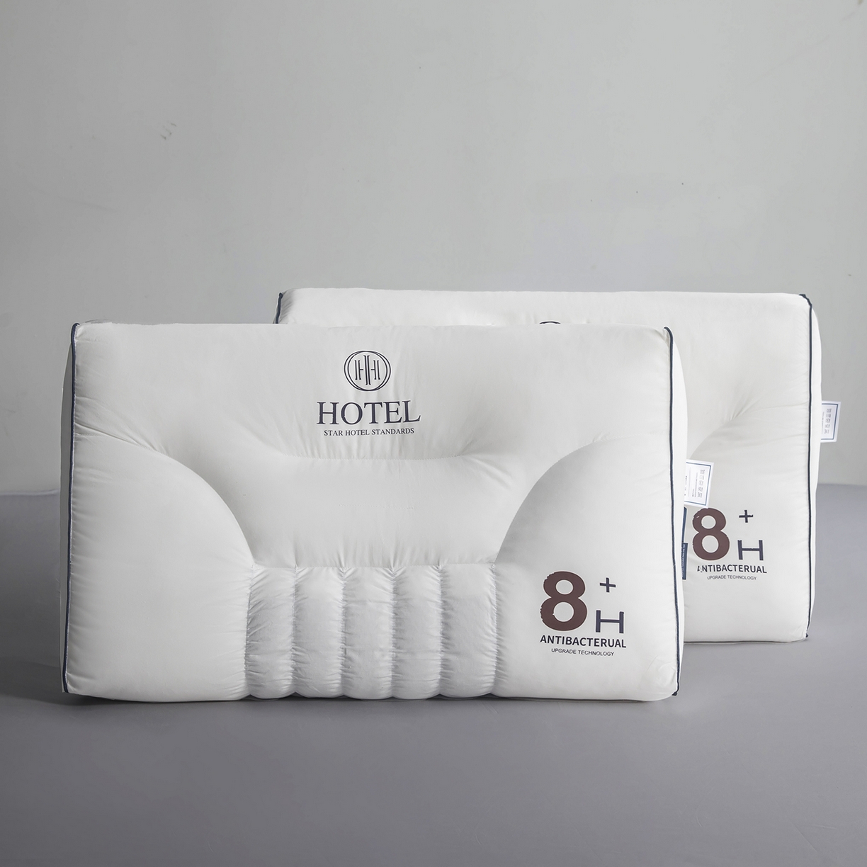 91家纺网 家纺一手货源 找家纺 贵夫人 2026新款8H超A星级酒店颈椎枕枕头枕芯 低枕单只荞麦