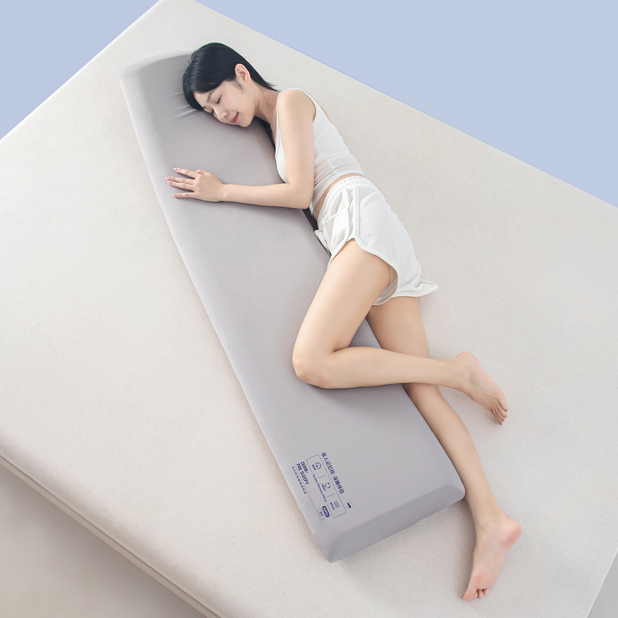 91家纺网 家纺一手货源 找家纺 （总）贵夫人 2025新款加长款-双人深睡记忆枕枕头枕芯