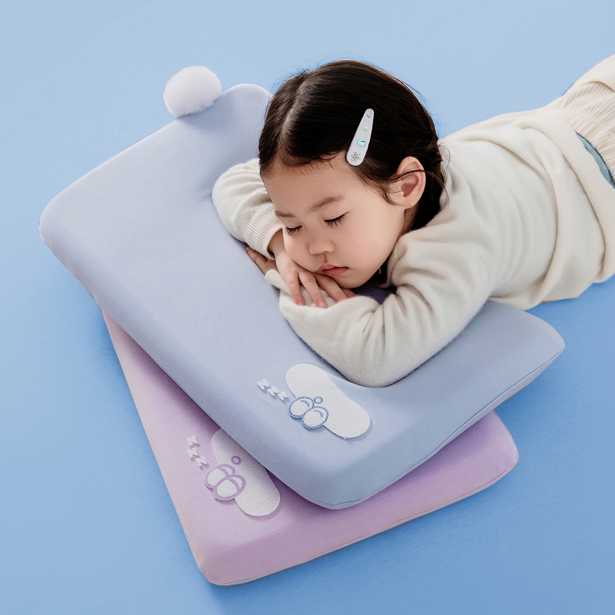 91家纺网 家纺一手货源 找家纺 （总）贵夫人 2025新款朵同款儿童深睡记忆枕枕头枕芯