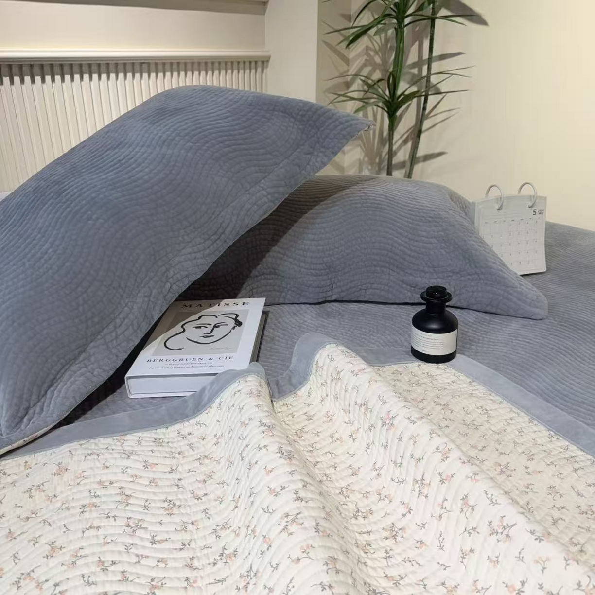 91家纺网 家纺一手货源 找家纺 （总）床盖工厂店 2025新款婴儿绒纯色填充棉花床盖三件套