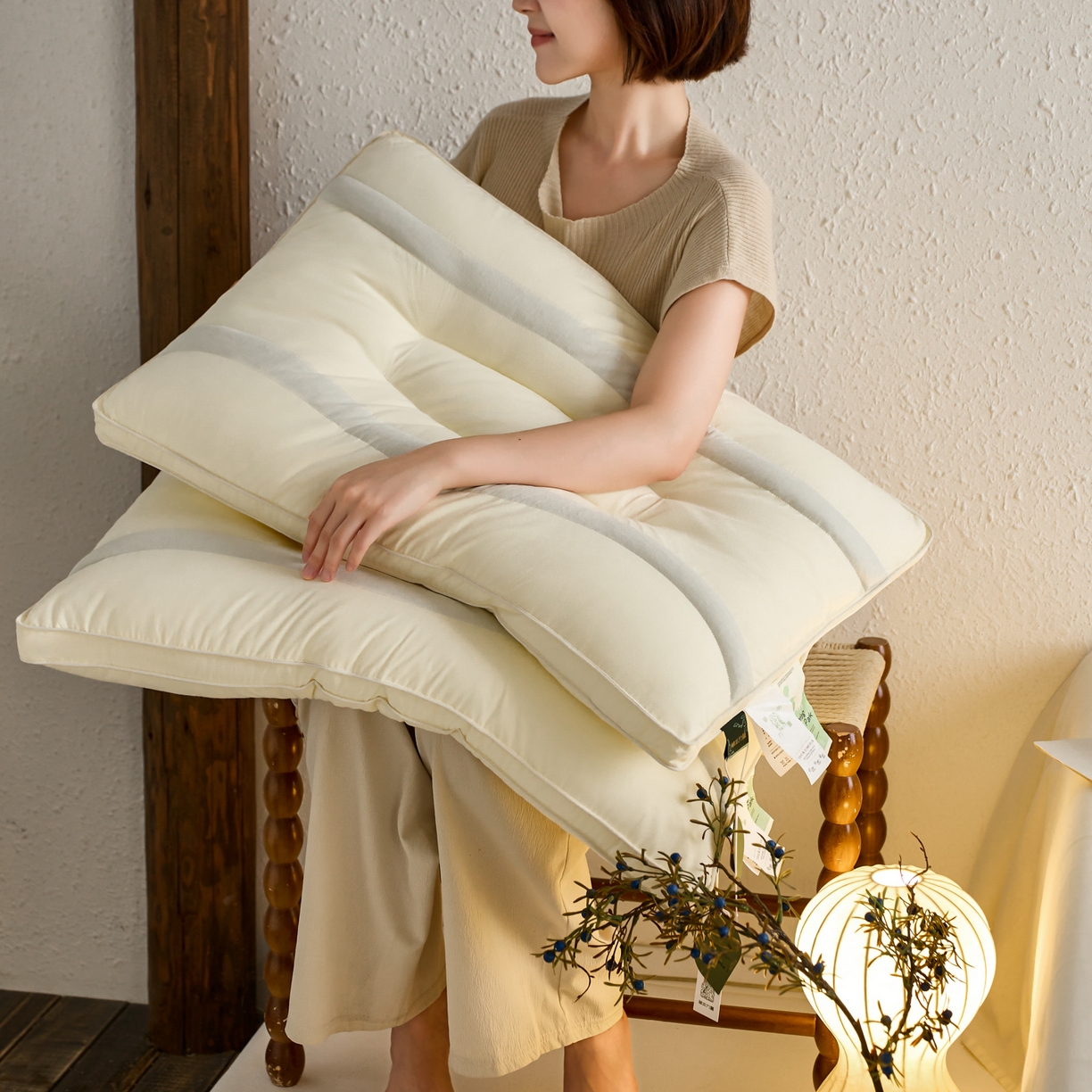 91家纺网 家纺一手货源 找家纺 （总）北鸣有鱼枕芯馆 2025新款决明子助眠枕