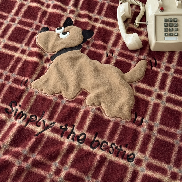 91家纺网 家纺一手货源 找家纺 （总）九花鹿 2025新款仿羊绒毛毯毯子-艾瑞