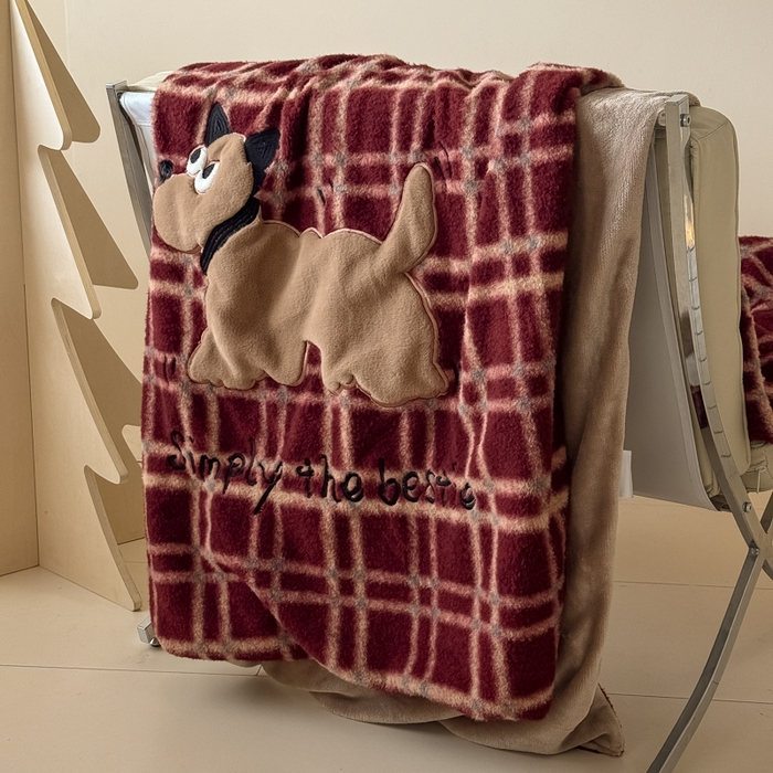 91家纺网 家纺一手货源 找家纺 （总）九花鹿 2025新款仿羊绒毛毯毯子-艾瑞