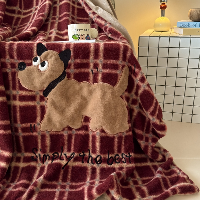 91家纺网 家纺一手货源 找家纺 （总）九花鹿 2025新款仿羊绒毛毯毯子-艾瑞