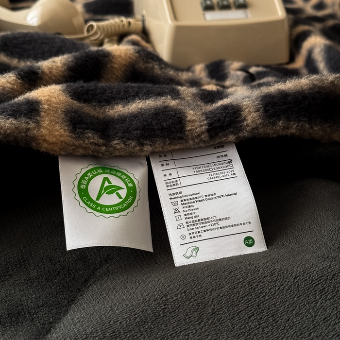 91家纺网 家纺一手货源 找家纺 九花鹿 2025新款仿羊绒毛毯毯子-艾瑞 艾瑞-深灰
