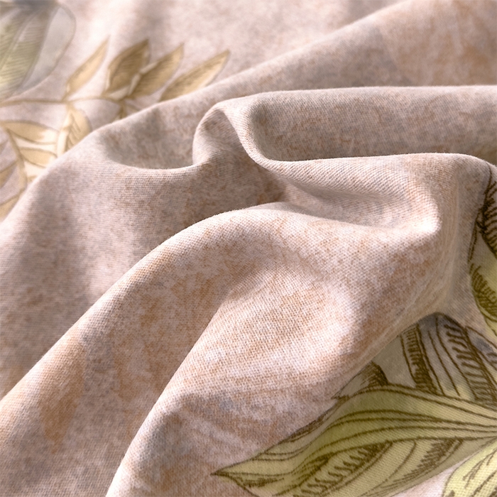 91家纺网 家纺一手货源 找家纺 优品阁 2024新款全棉磨毛四件套单品系列-单被套 叶罗丽