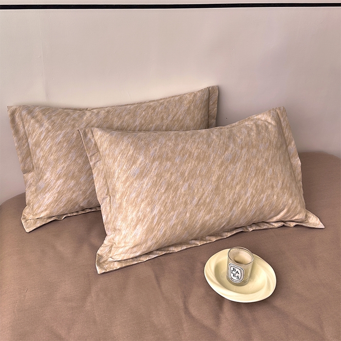 91家纺网 家纺一手货源 找家纺 优品阁 2024新款全棉磨毛四件套单品系列-单被套 阿华田-咖