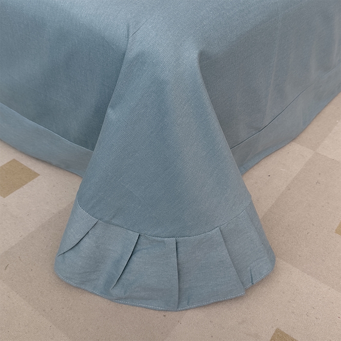 91家纺网 家纺一手货源 找家纺 优品阁 2024新款全棉磨毛四件套单品系列-单被套 阿华田-蓝