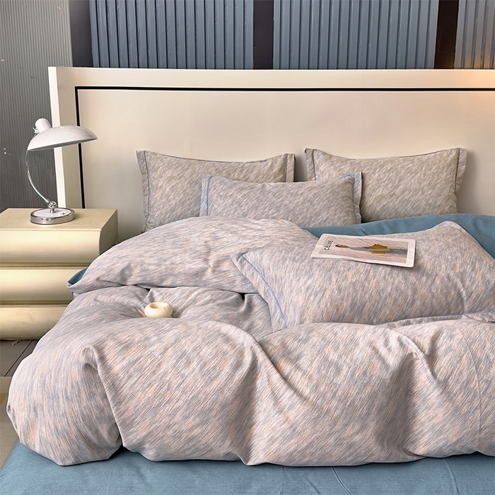 91家纺网 家纺一手货源 找家纺 优品阁 2024新款全棉磨毛四件套单品系列-单被套 阿华田-蓝