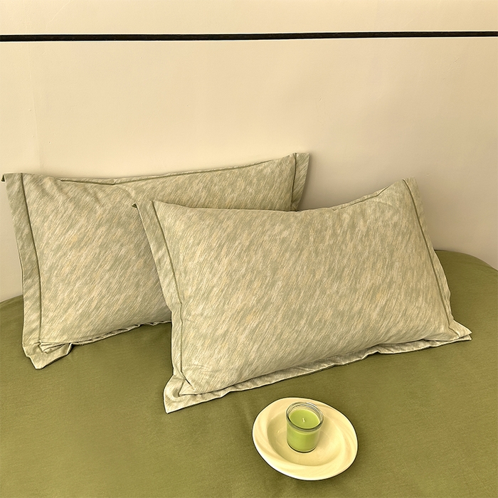 91家纺网 家纺一手货源 找家纺 优品阁 2024新款全棉磨毛四件套单品系列-单被套 阿华田-绿