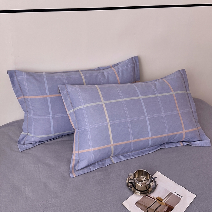 91家纺网 家纺一手货源 找家纺 优品阁 2024新款全棉磨毛四件套单品系列-单被套 斯坦福-蓝