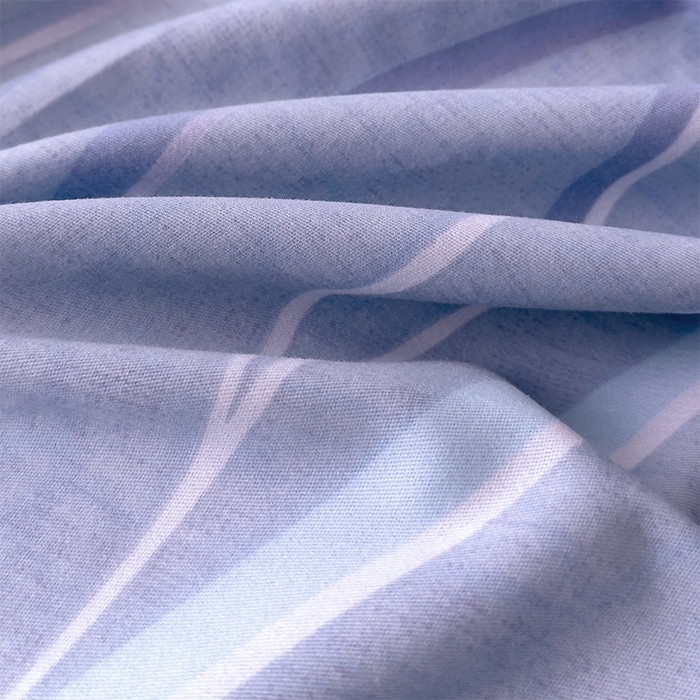 91家纺网 家纺一手货源 找家纺 优品阁 2024新款全棉磨毛四件套单品系列-单被套 岁月长河-蓝