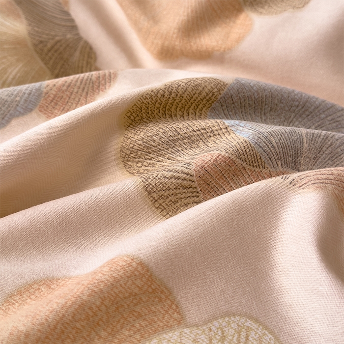 91家纺网 家纺一手货源 找家纺 优品阁 2024新款全棉磨毛四件套单品系列-单被套 乌木茶香-米