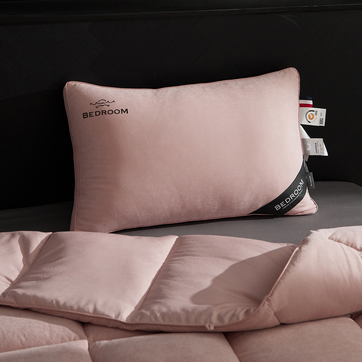 91家纺网 家纺一手货源 找家纺 （总）境月枕芯坊 2025新款防螨抑菌防霉云绒枕枕头枕芯