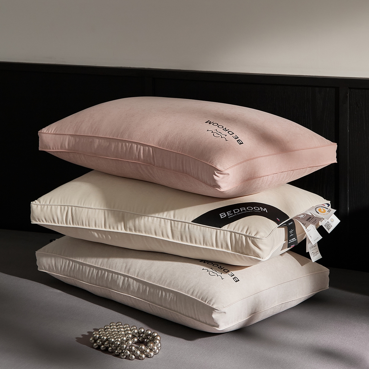 境月枕芯坊 2025新款防螨抑菌防霉云绒枕枕头枕芯 云绒枕组合图