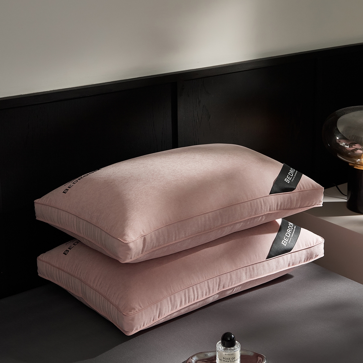 91家纺网 家纺一手货源 找家纺 境月枕芯坊 2025新款防螨抑菌防霉云绒枕枕头枕芯 云绒枕-豆沙