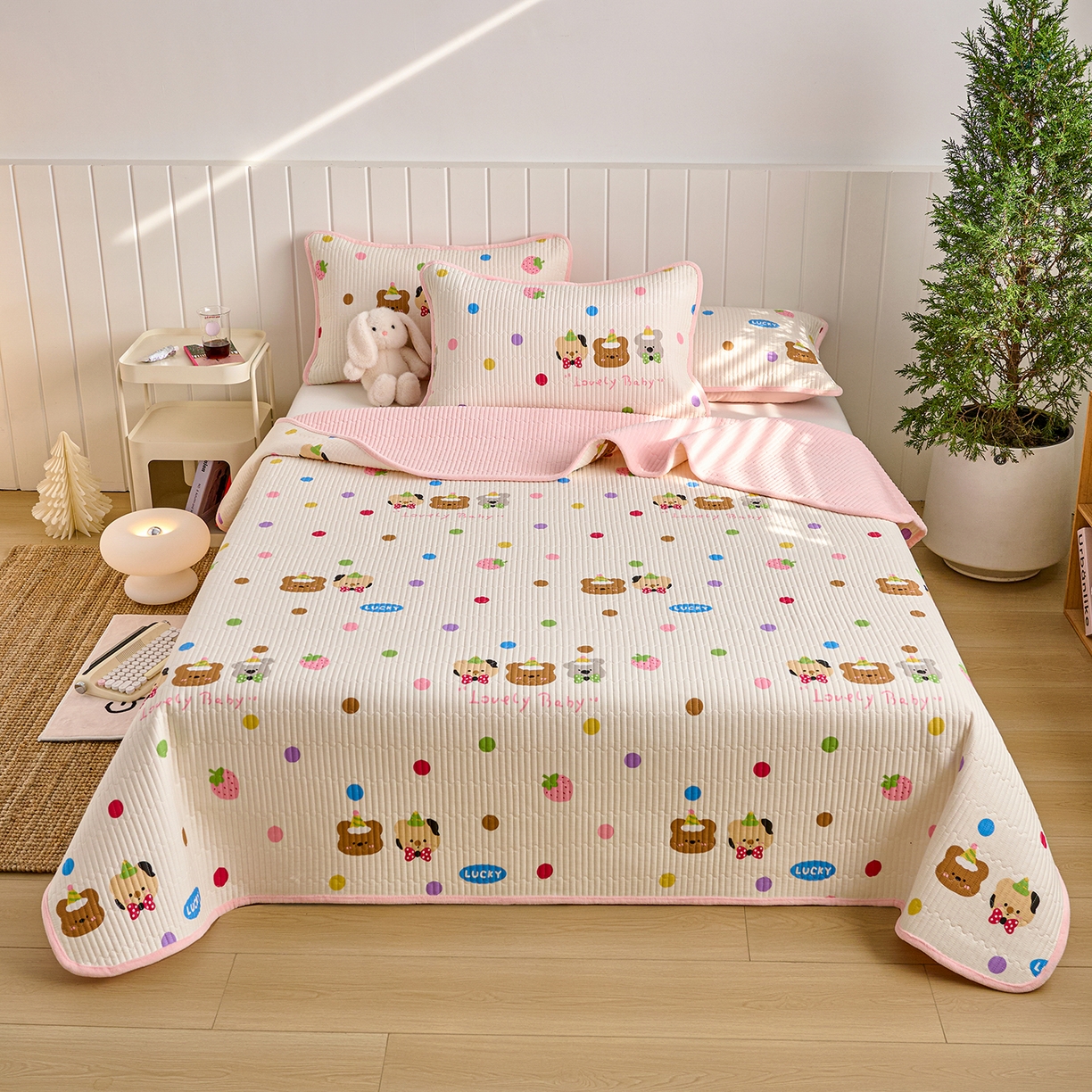 91家纺网 家纺一手货源 找家纺 X猫先生 2026新品A全棉B牛奶绒床盖一面全棉一面牛奶绒床盖炕盖加厚床单床垫四季款系列三 冒险家（A棉B绒）