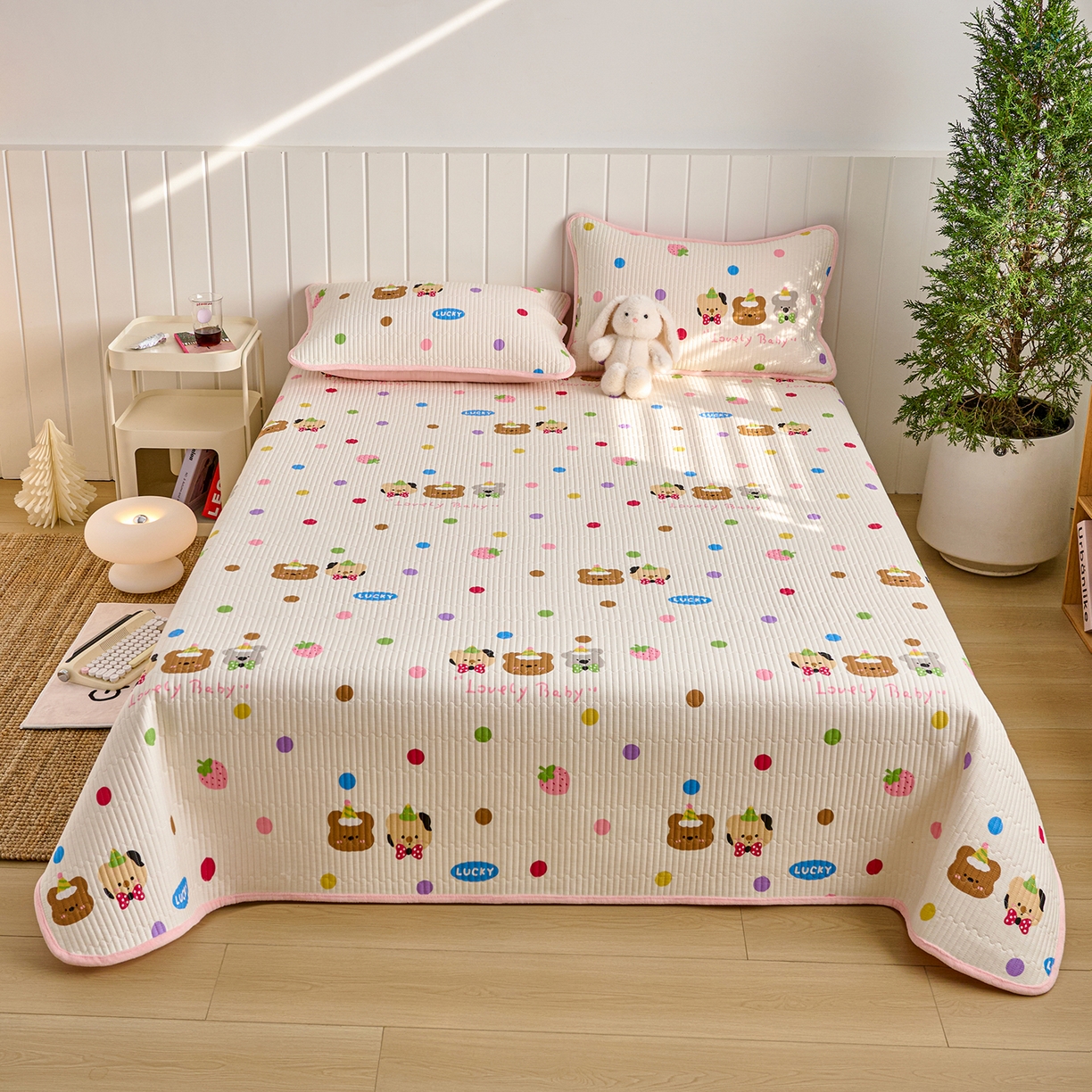 91家纺网 家纺一手货源 找家纺 X猫先生 2026新品A全棉B牛奶绒床盖一面全棉一面牛奶绒床盖炕盖加厚床单床垫四季款系列三 冒险家（A棉B绒）