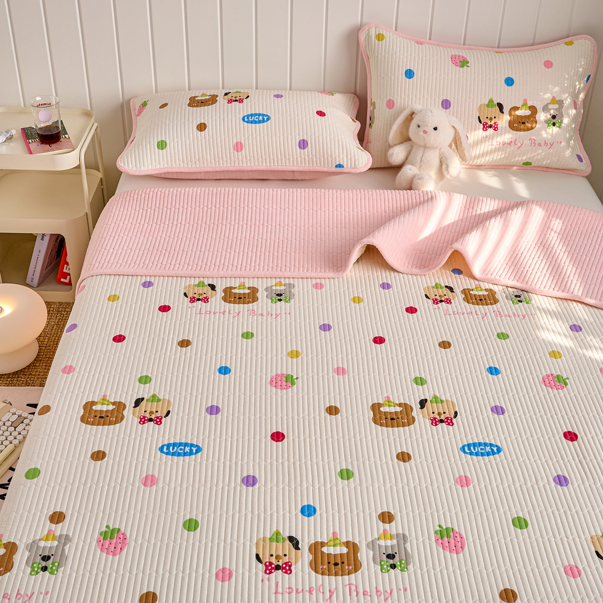 91家纺网 家纺一手货源 找家纺 X猫先生 2026新品A全棉B牛奶绒床盖一面全棉一面牛奶绒床盖炕盖加厚床单床垫四季款系列三 冒险家（A棉B绒）