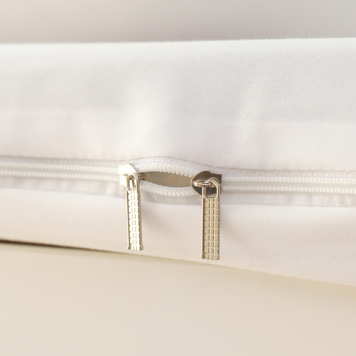 91家纺网 家纺一手货源 找家纺 啊雅家居 2026新款L形拉链全包床垫套学生宿舍家用被褥套 白色