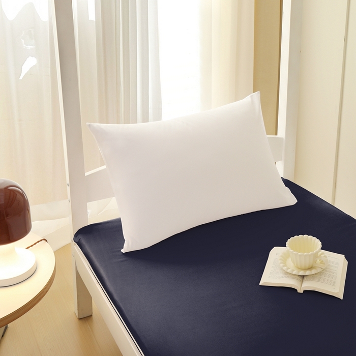 91家纺网 家纺一手货源 找家纺 啊雅家居 2026新款L形拉链全包床垫套学生宿舍家用被褥套 藏青