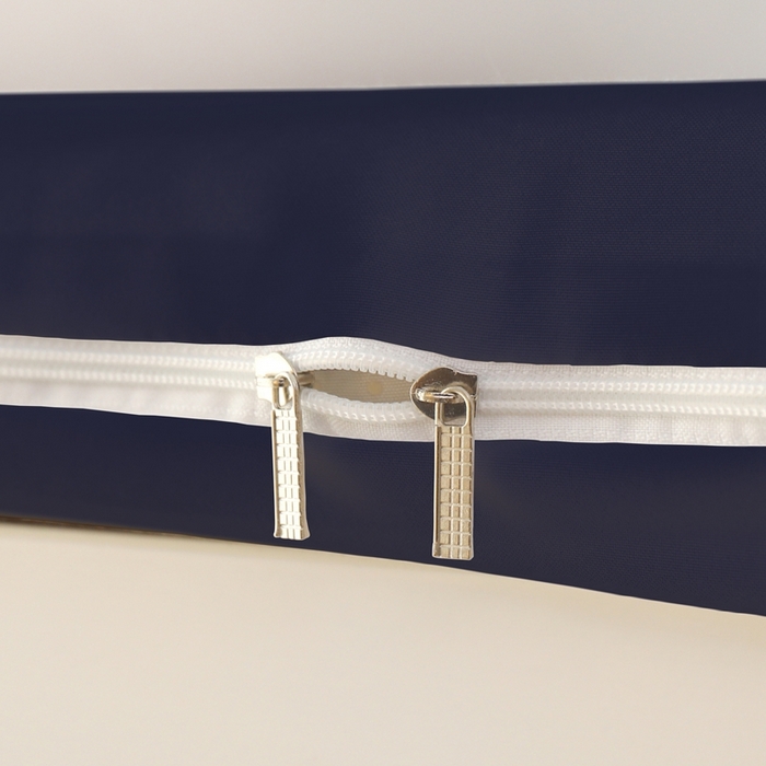 91家纺网 家纺一手货源 找家纺 啊雅家居 2026新款L形拉链全包床垫套学生宿舍家用被褥套 藏青