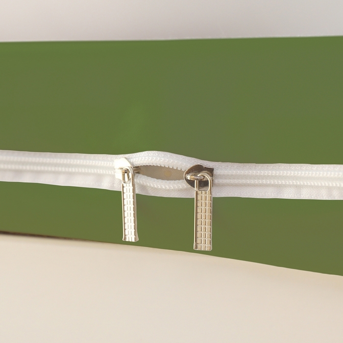 91家纺网 家纺一手货源 找家纺 啊雅家居 2026新款L形拉链全包床垫套学生宿舍家用被褥套 草绿