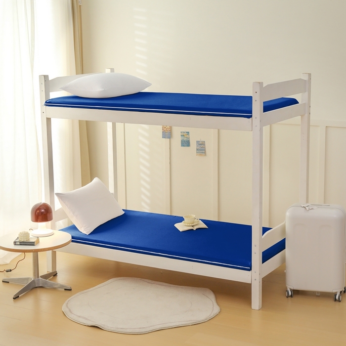 91家纺网 家纺一手货源 找家纺 啊雅家居 2026新款L形拉链全包床垫套学生宿舍家用被褥套 克莱因蓝