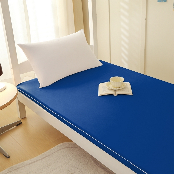 91家纺网 家纺一手货源 找家纺 啊雅家居 2026新款L形拉链全包床垫套学生宿舍家用被褥套 克莱因蓝