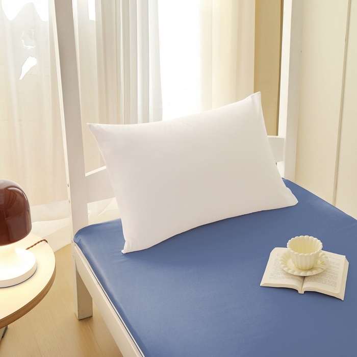 91家纺网 家纺一手货源 找家纺 啊雅家居 2026新款L形拉链全包床垫套学生宿舍家用被褥套 蓝色