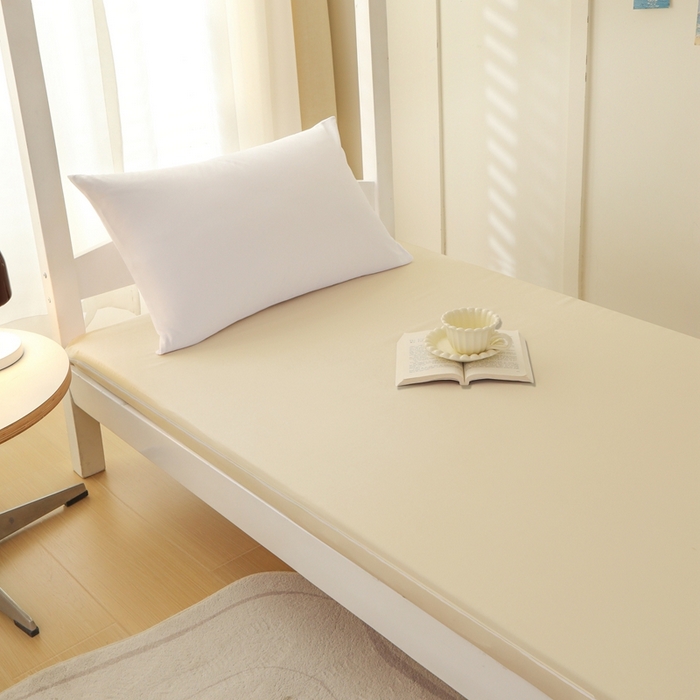 91家纺网 家纺一手货源 找家纺 啊雅家居 2026新款L形拉链全包床垫套学生宿舍家用被褥套 梦幻黄