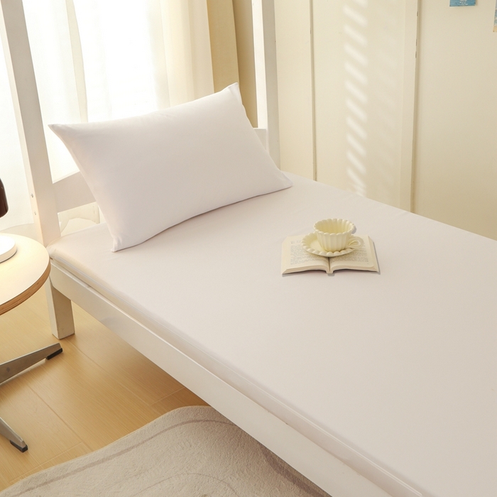 91家纺网 家纺一手货源 找家纺 啊雅家居 2026新款L形拉链全包床垫套学生宿舍家用被褥套 米白