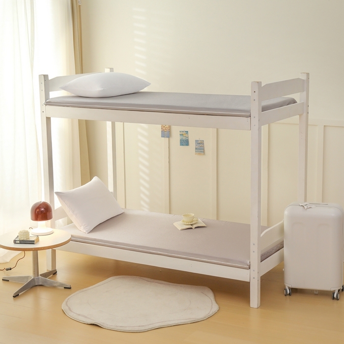 91家纺网 家纺一手货源 找家纺 啊雅家居 2026新款L形拉链全包床垫套学生宿舍家用被褥套 浅灰