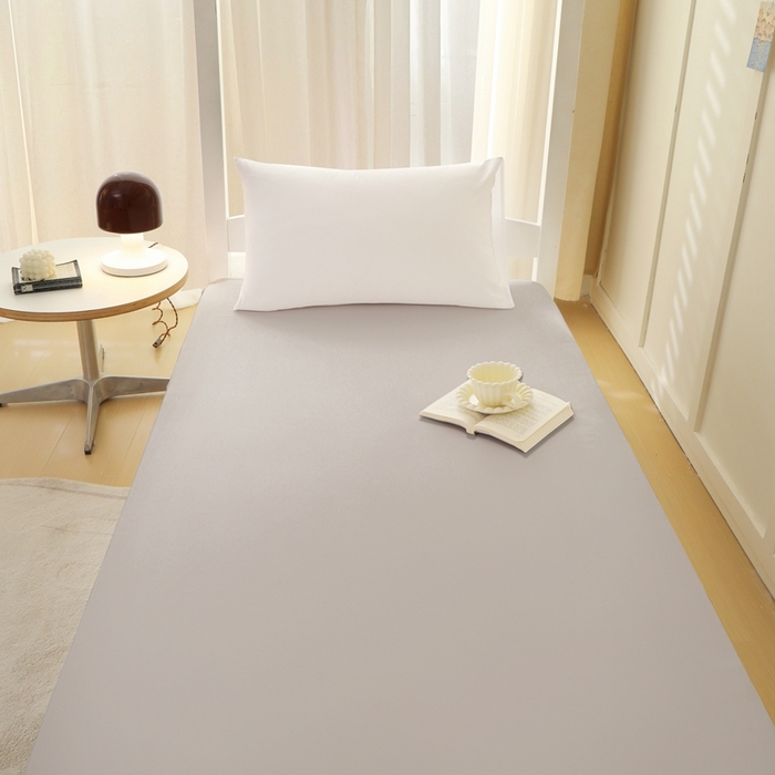 91家纺网 家纺一手货源 找家纺 啊雅家居 2026新款L形拉链全包床垫套学生宿舍家用被褥套 浅灰